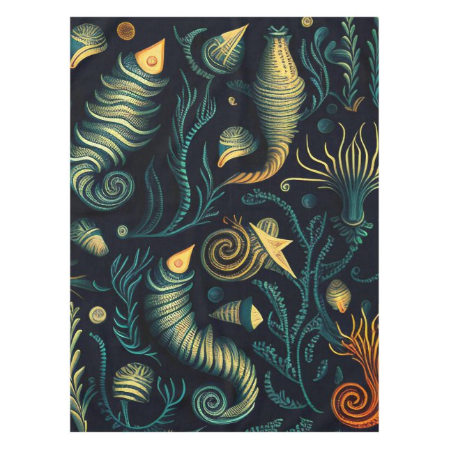 Golden Reefs Tablecloth (Front)