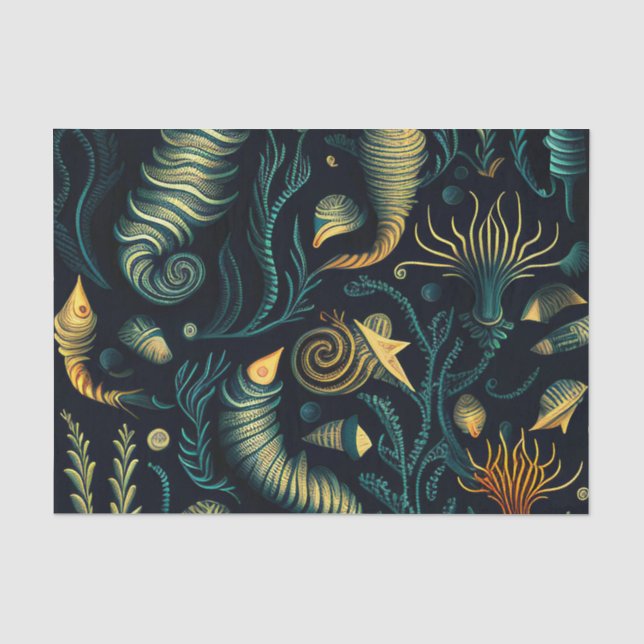 Golden Reefs Tissue Paper (Front)