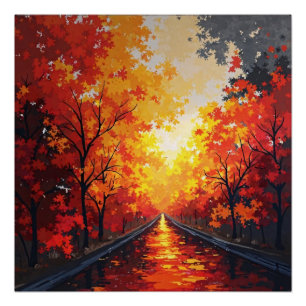 Golden Reflections Poster