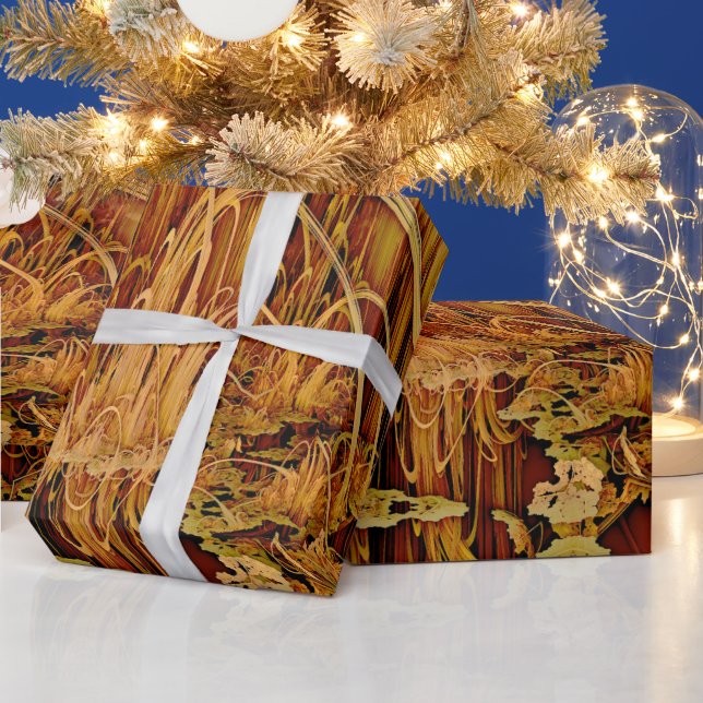 Golden Reflections  Wrapping Paper (Holidays)