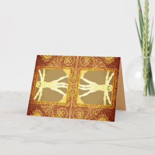 Golden Renaissance Holiday Card