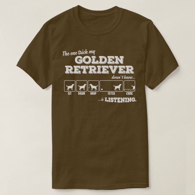 Golden Retriever 1 T-Shirt (Design Front)