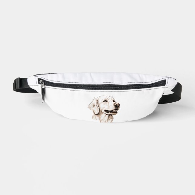 Golden Retriever  2 Bum Bags (Front)