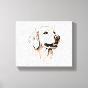 Golden Retriever  2 Canvas Print