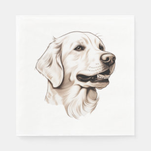 Golden Retriever 2 Napkin