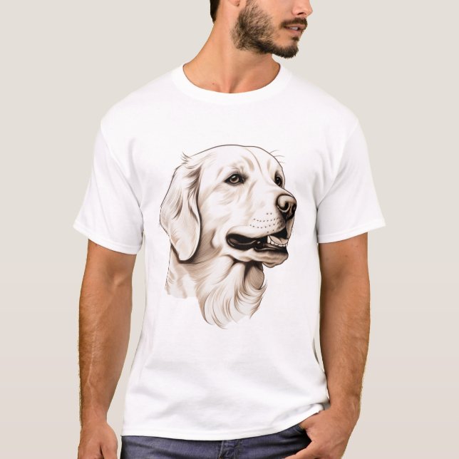 Golden Retriever  2 T-Shirt (Front)