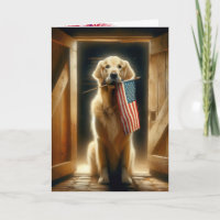 Golden Retriever 4th of July Birthday