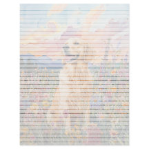 Golden Retriever -  8.5" x 11" Stationery Sheet