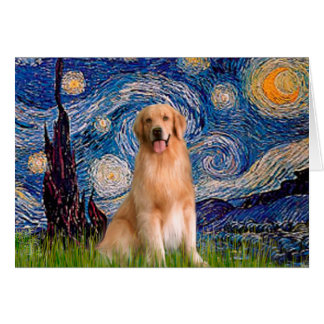 Golden Retriever 8 - Starry Night