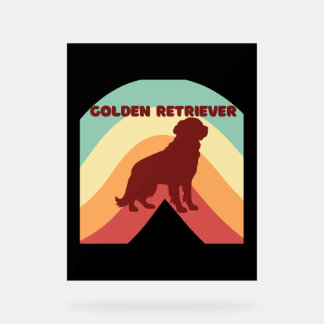Golden Retriever Acrylic Sign
