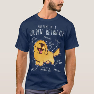 Golden Retriever Anatomy 2 T-Shirt