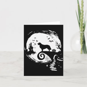 Golden Retriever And Moon Halloween Costume Dog Lo Card