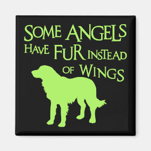 GOLDEN RETRIEVER ANGEL MAGNET