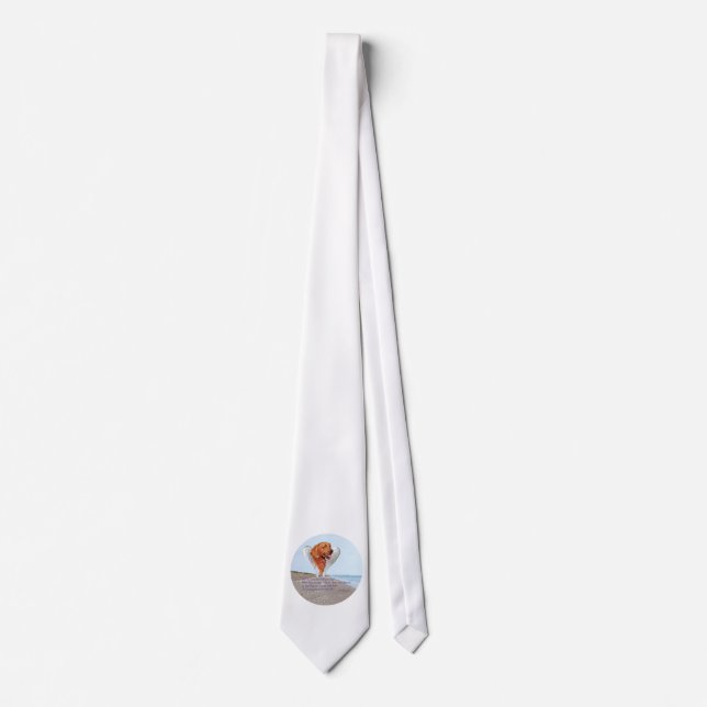 Golden Retriever Angel Tie (Front)