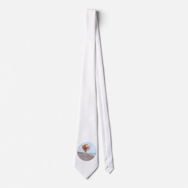 Golden Retriever Angel Tie (Front)