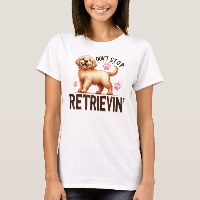Golden Retriever Appreciation T-Shirt (Front)