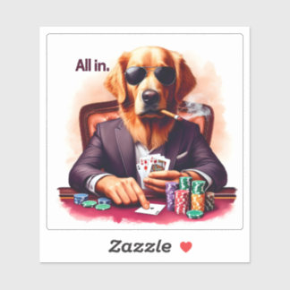 Golden Retriever at High-Stakes Poker