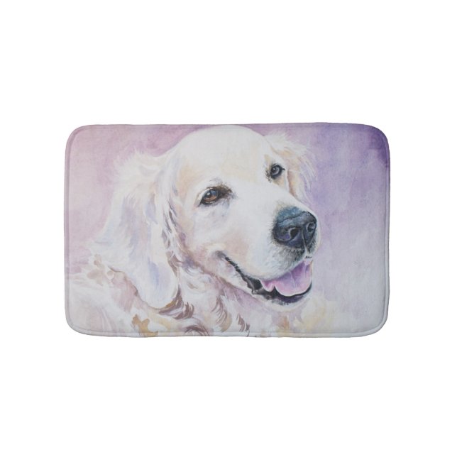 Golden retriever bath mat (Front)