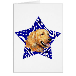 Golden Retriever Blue Star
