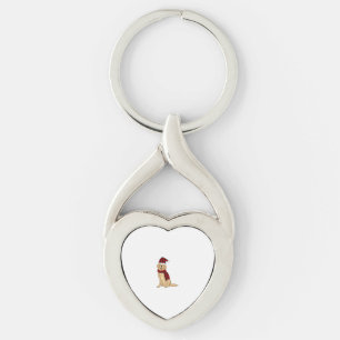 Golden Retriever Buffalo Plaid Retriever Dog Lover Key Ring