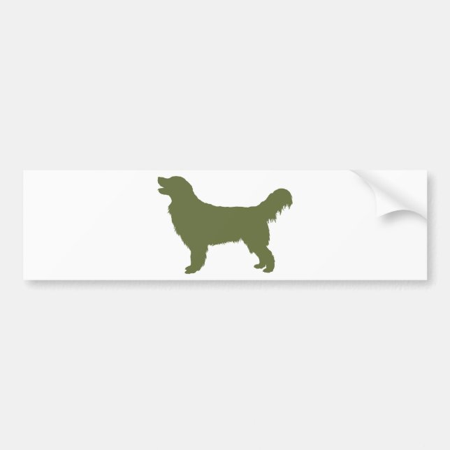 Golden Retriever Bumper Sticker (Front)