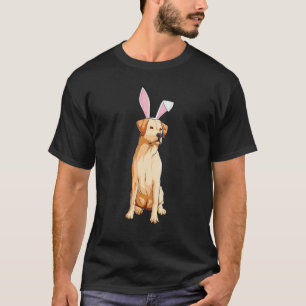 Golden Retriever Bunny Ears Easter Day Cute Dog Pu T-Shirt