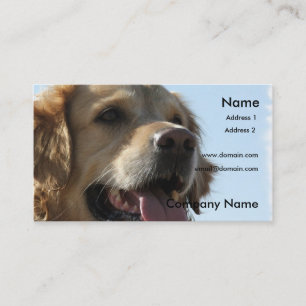 Golden Retriever Business Card