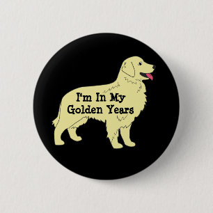 Golden Retriever Button