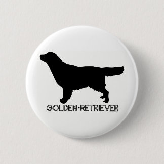 Golden Retriever Button