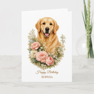Golden Retriever Card