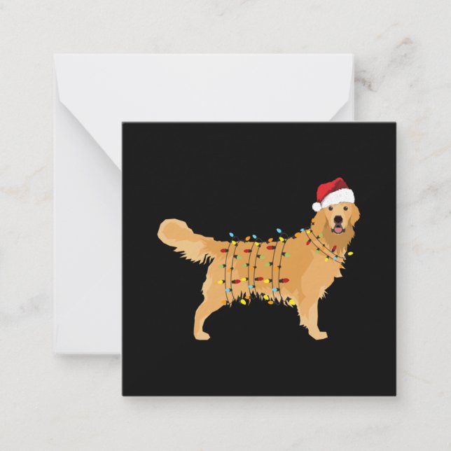 Golden Retriever Card (Front)