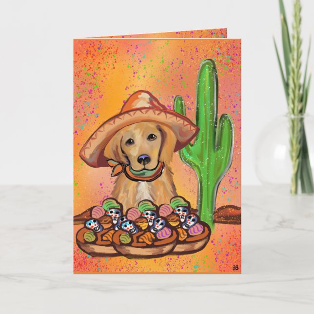 Golden Retriever Card (Front)