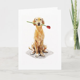 Golden Retriever Card, Dog Lover Gift Card