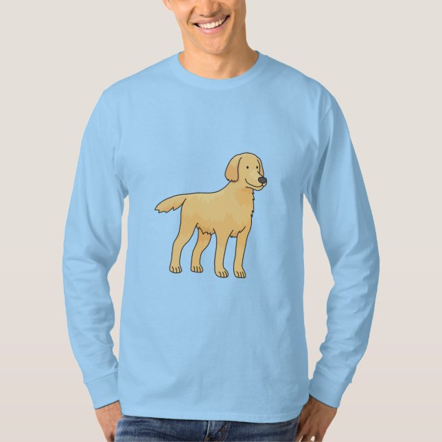 Golden Retriever Centred T-Shirt (Front)
