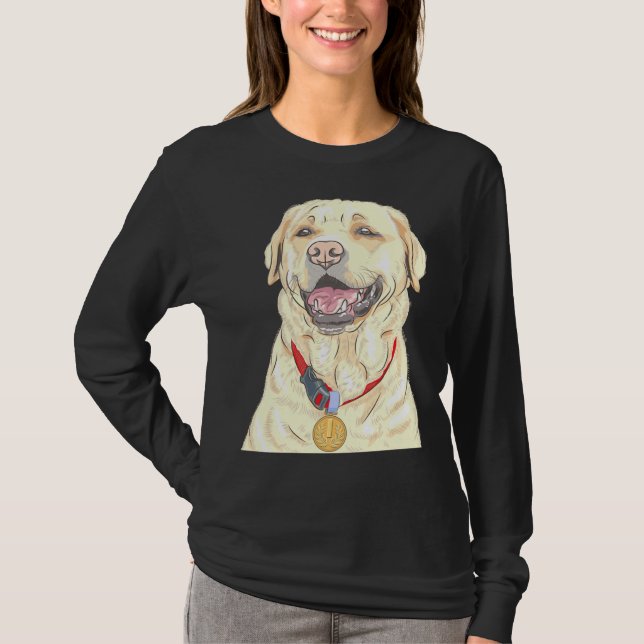 Golden Retriever Champion T-Shirt (Front)