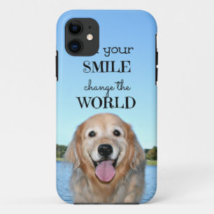 Golden Retriever Change the World Case-Mate iPhone Case