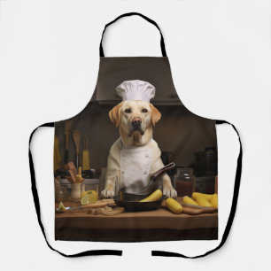 Golden Retriever Chef Cooking Apron