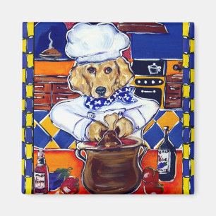 Golden Retriever Chef Magnet