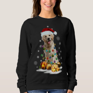 Golden Retriever Christmas Dog Light Ugly Sweatshirt