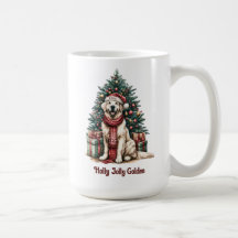 Golden Retriever Christmas Dog Lover Gift Coffee