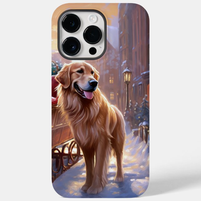Golden Retriever Christmas Festive Season  Case-Mate iPhone Case (Back)