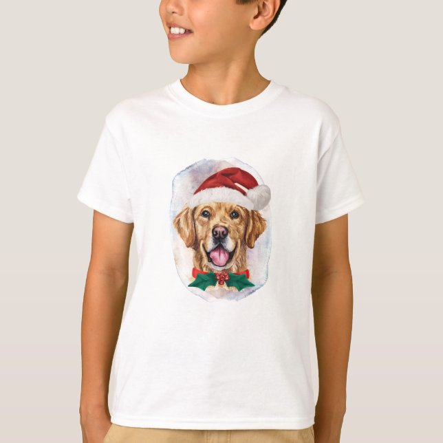 Golden Retriever Christmas Gifts For Dog Lovers T-Shirt (Front)