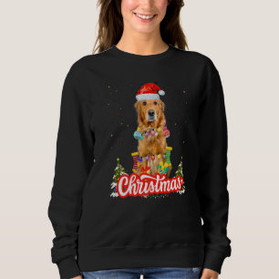 Golden Retriever Christmas Idea For Kids & Santa H Sweatshirt