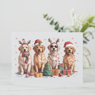 Golden Retriever Christmas Lover Dog Mum Xmas Holiday Card