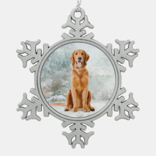 Golden Retriever Christmas Ornament