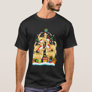 Golden Retriever Christmas Tree Ornament Decor Dog T-Shirt
