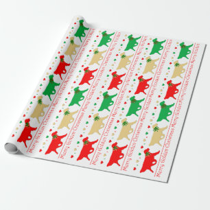 Golden Retriever Christmas Wrapping Paper