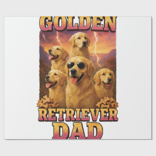 Golden Retriever Copy Copy Copy Wrapping Paper