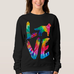 Golden Retriever Corgi Tie Dye Love Dog Mum Dad Sweatshirt