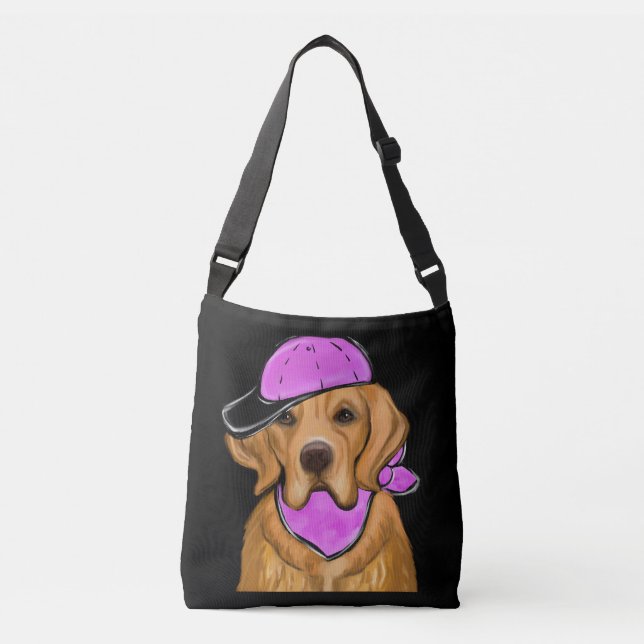 GOLDEN RETRIEVER  CROSSBODY BAG (Front)